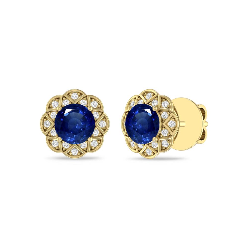 Yellow Gold - Sapphire