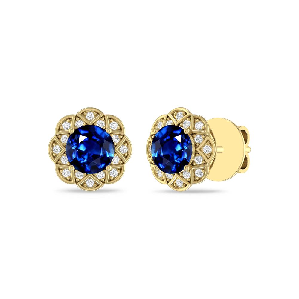 Yellow Gold - Sapphire