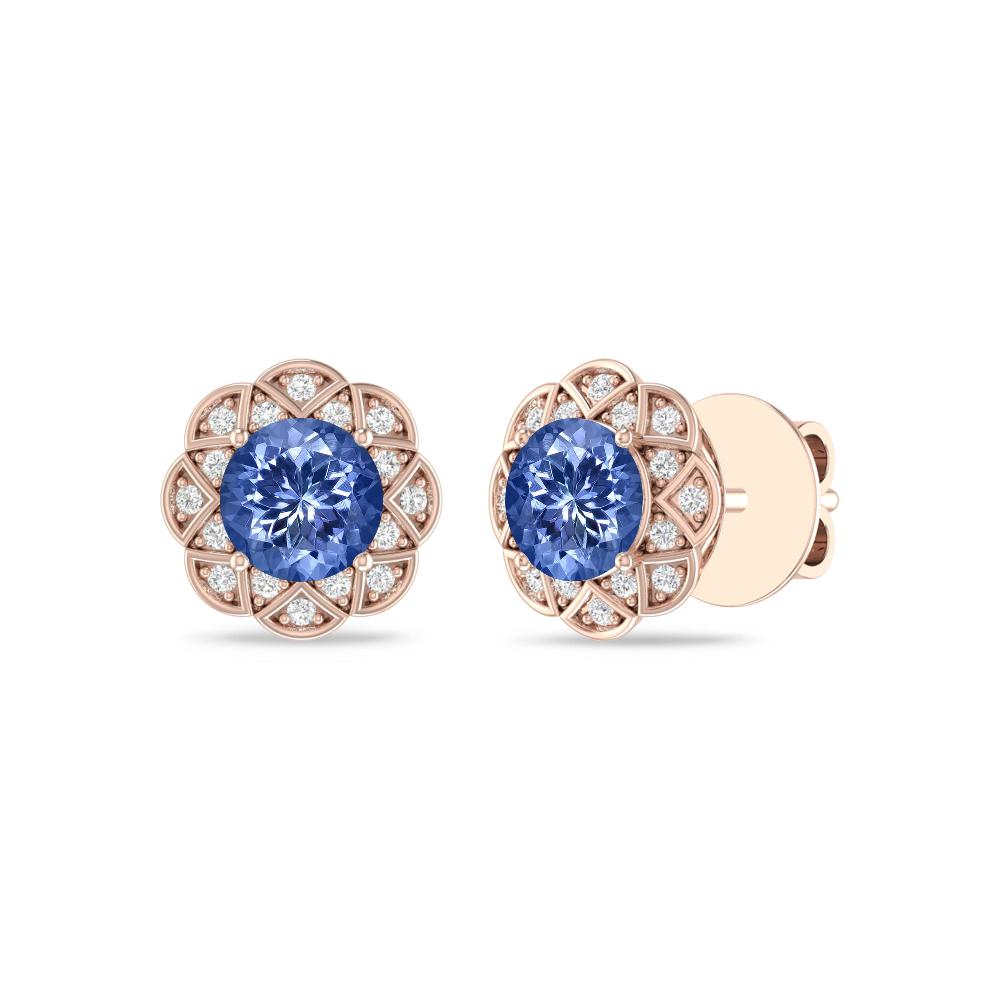 Rose Gold - Tanzanite