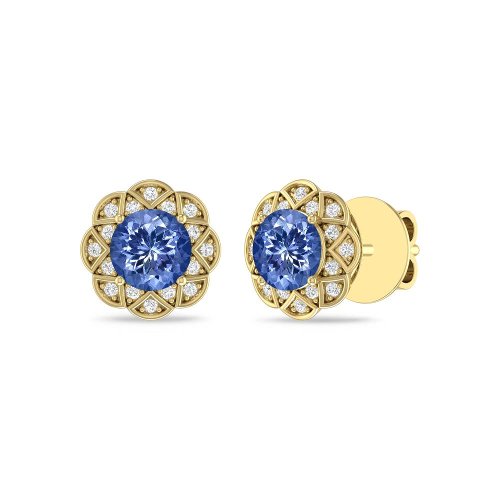 Yellow Gold - Tanzanite