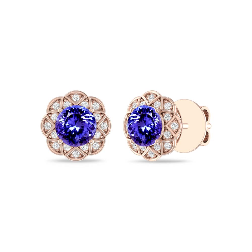 Rose Gold - Tanzanite