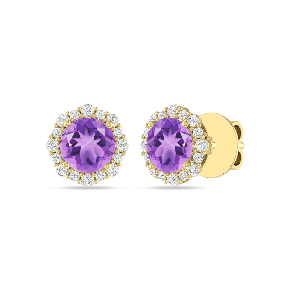 Yellow Gold - Amethyst