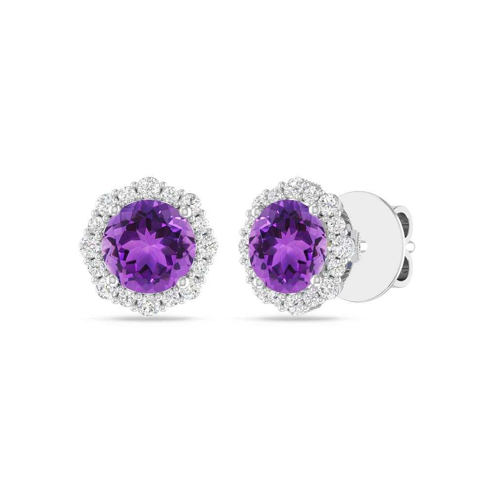White Gold - Amethyst