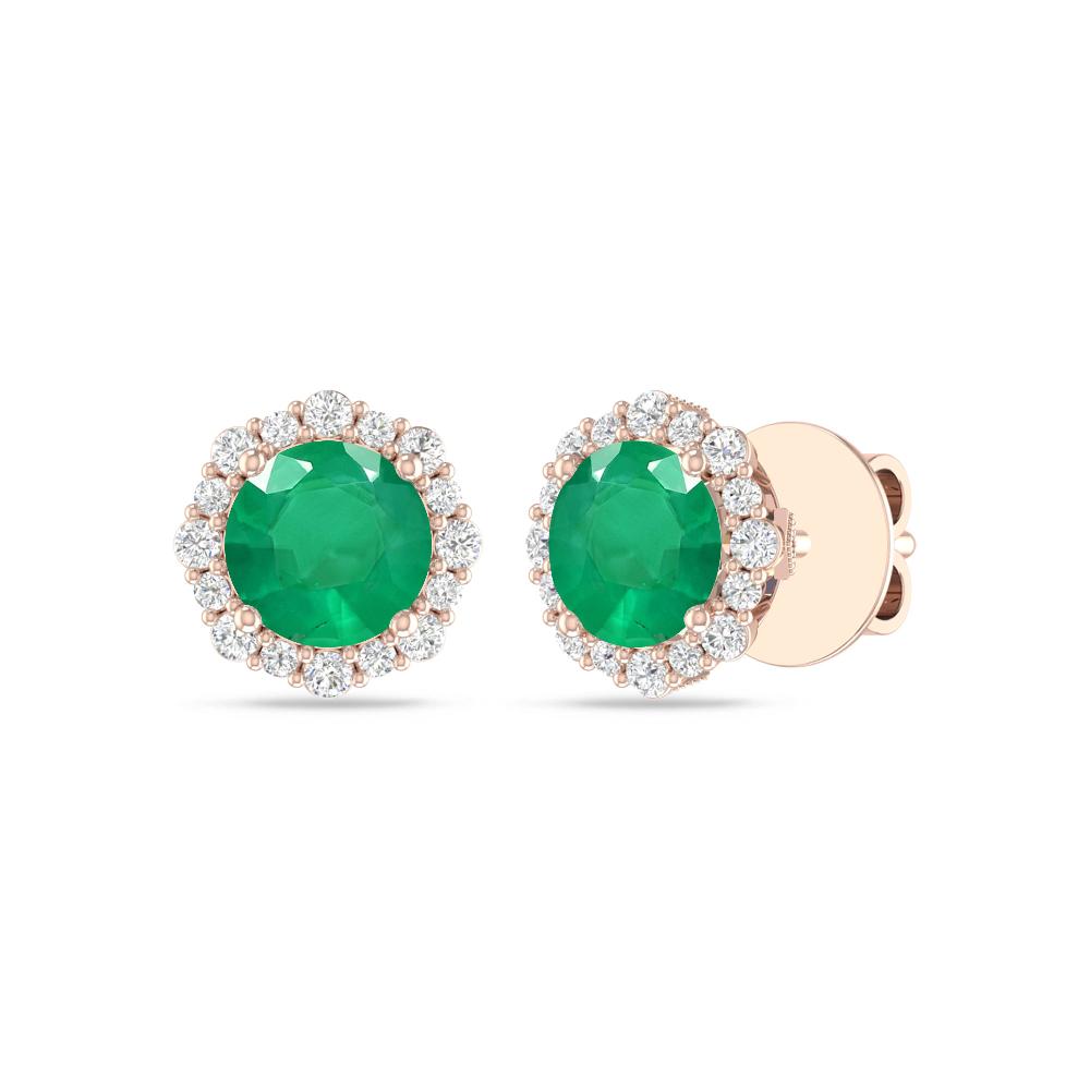 Rose Gold - Emerald