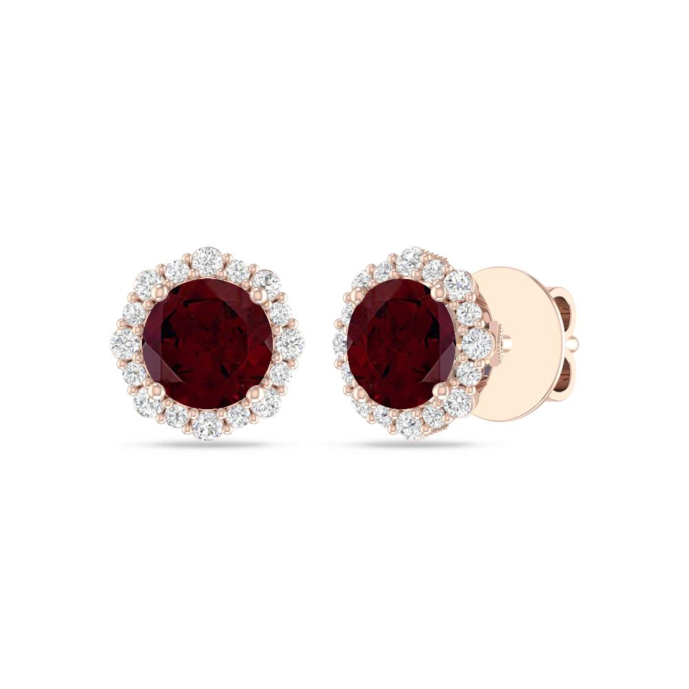 Rose Gold - Garnet