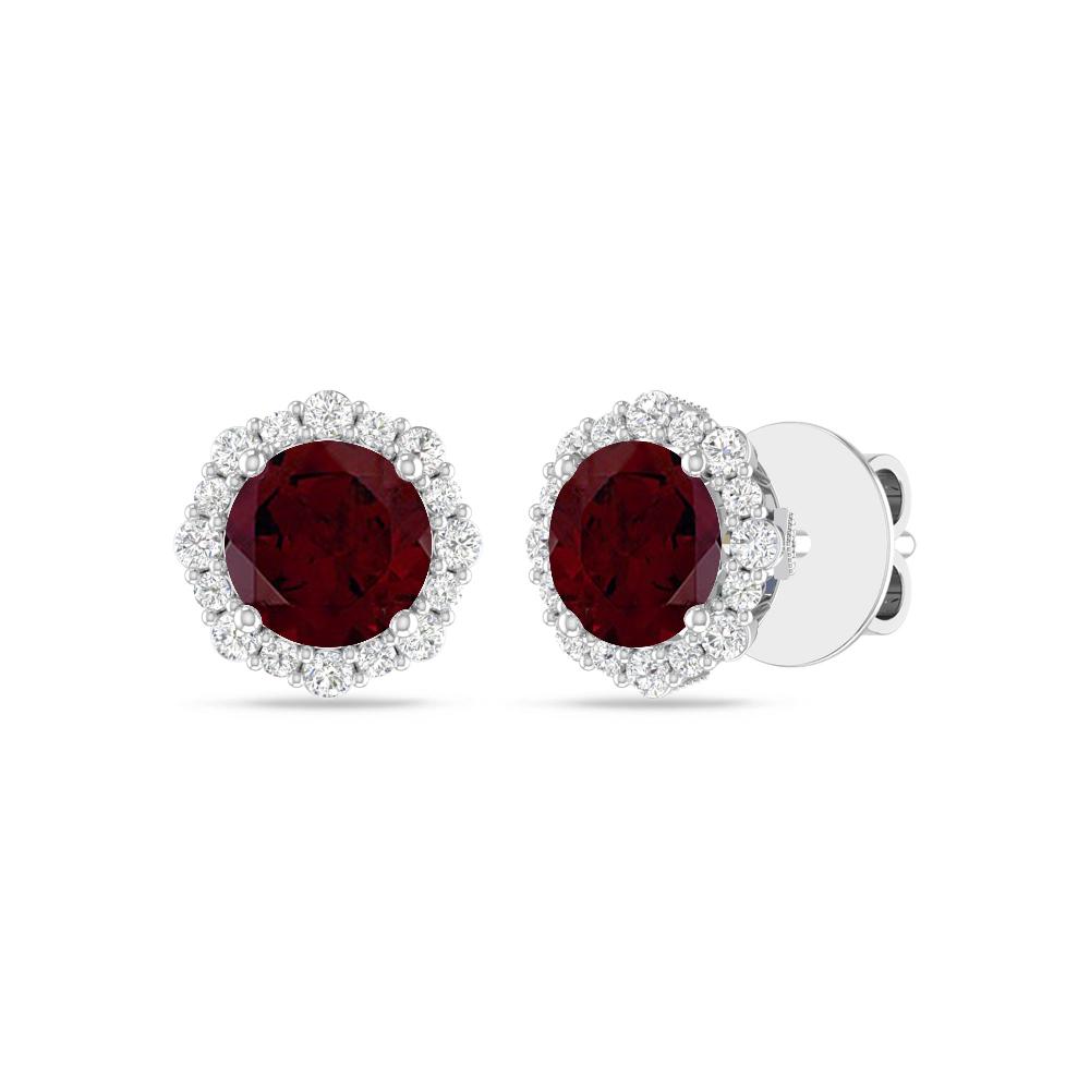 White Gold - Garnet