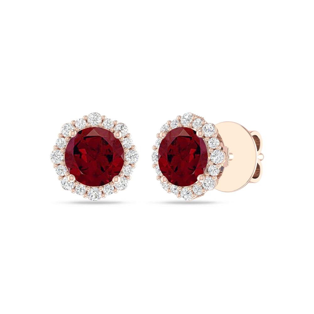 Rose Gold - Garnet