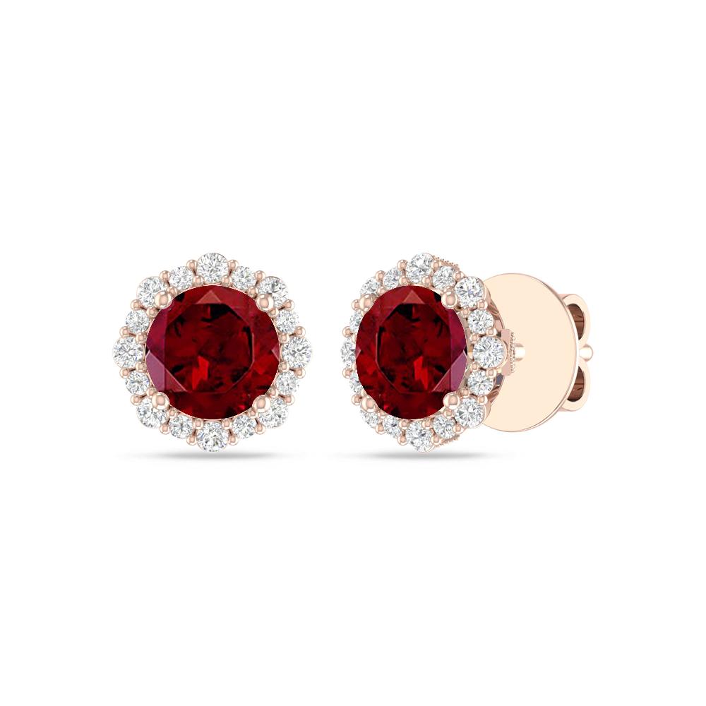 Rose Gold - Garnet