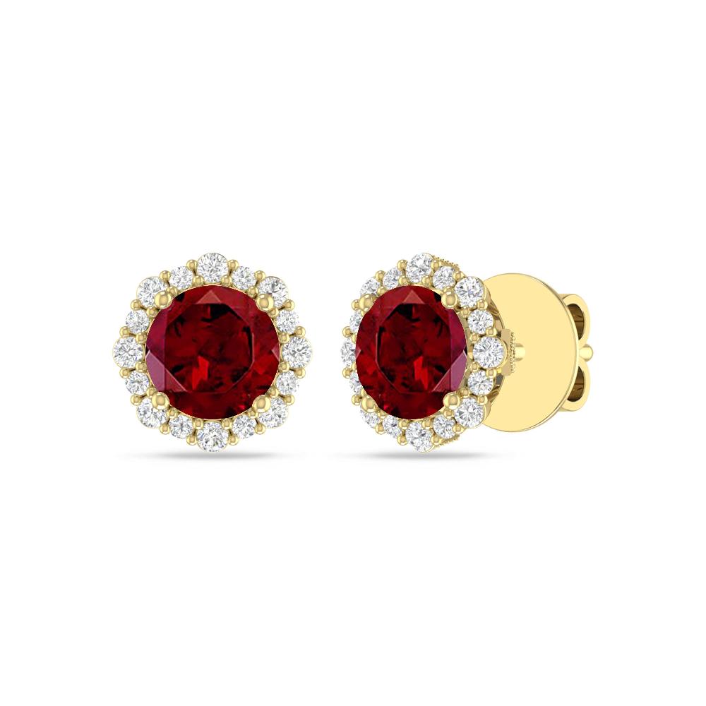 Yellow Gold - Garnet