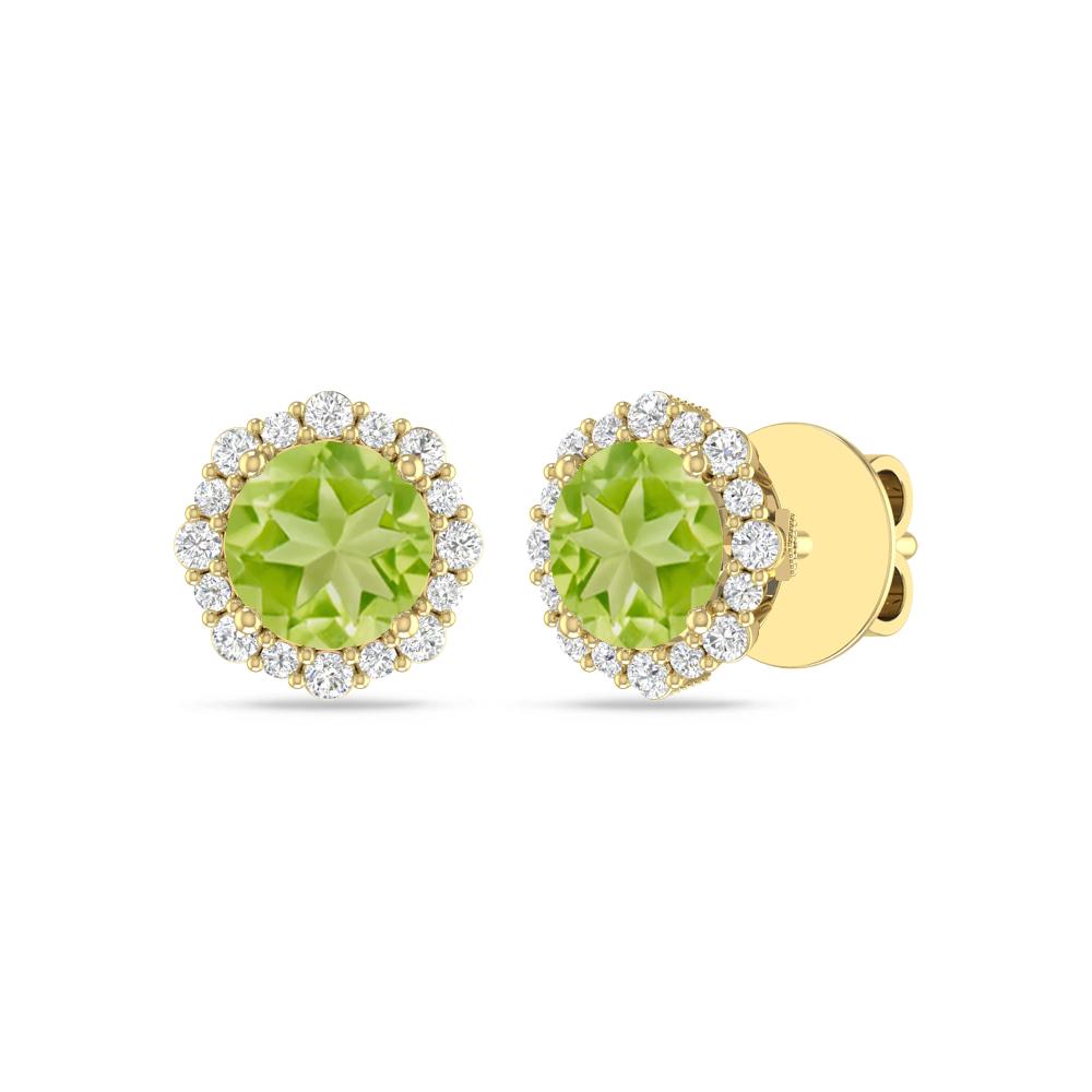 Yellow Gold - Peridot