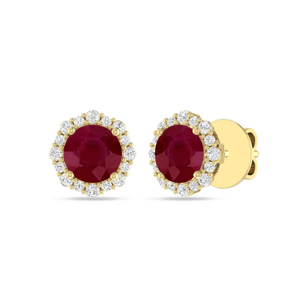 Yellow Gold - Ruby