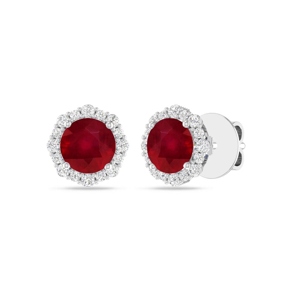 White Gold - Ruby