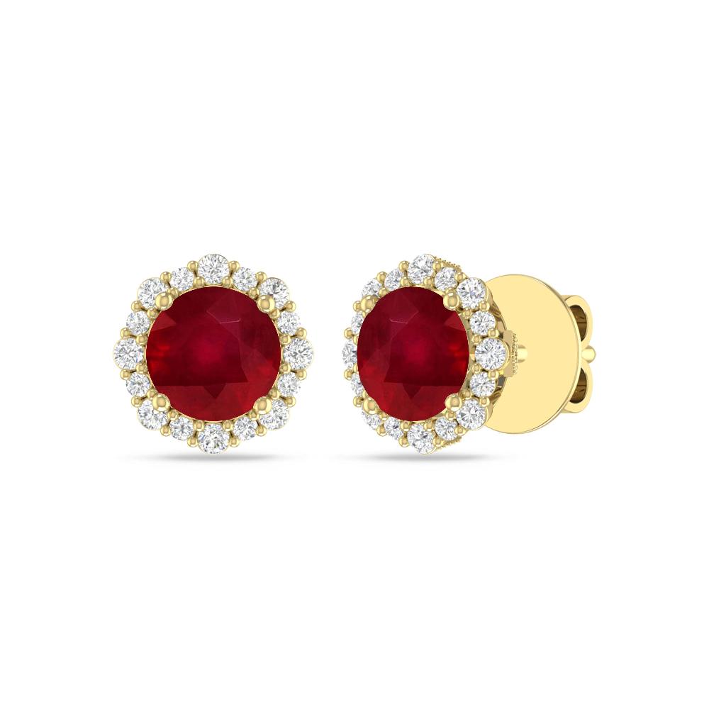 Yellow Gold - Ruby