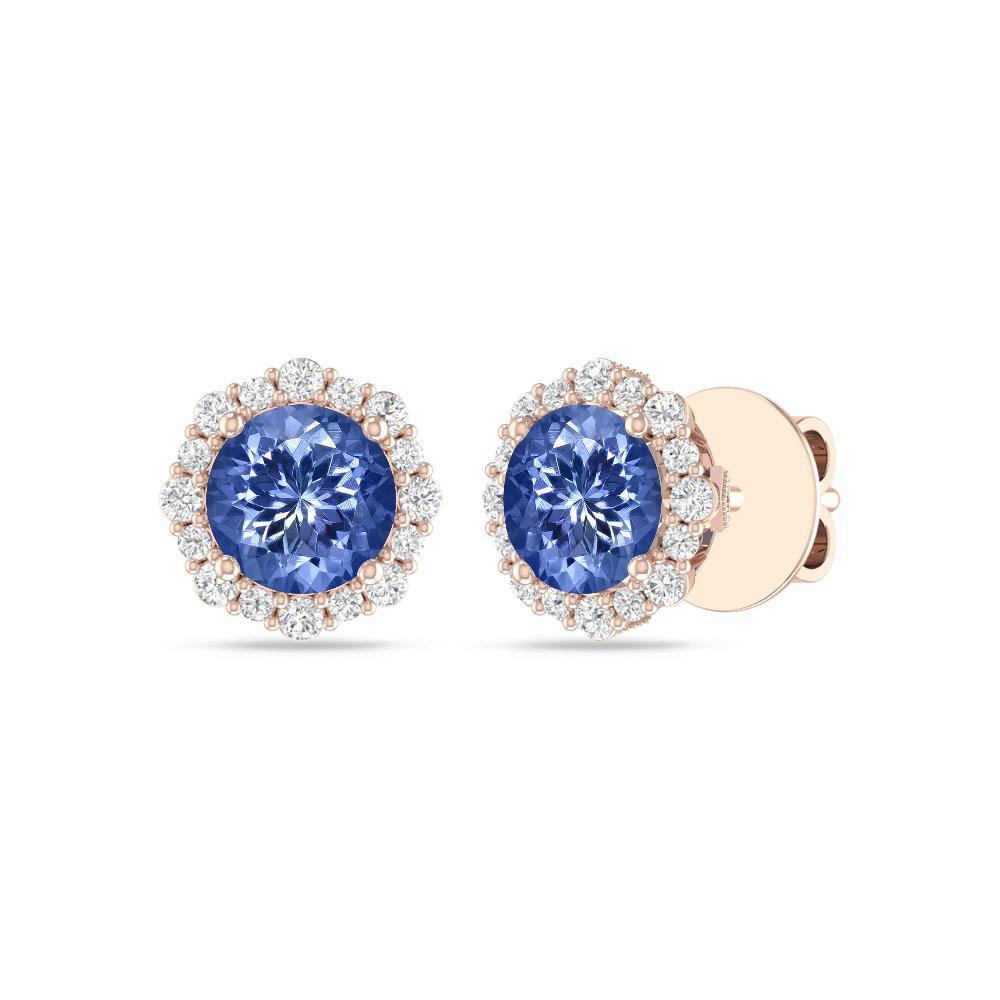 Rose Gold - Tanzanite