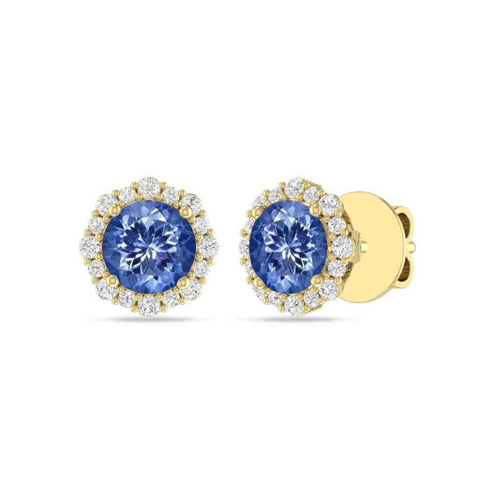 Yellow Gold - Tanzanite
