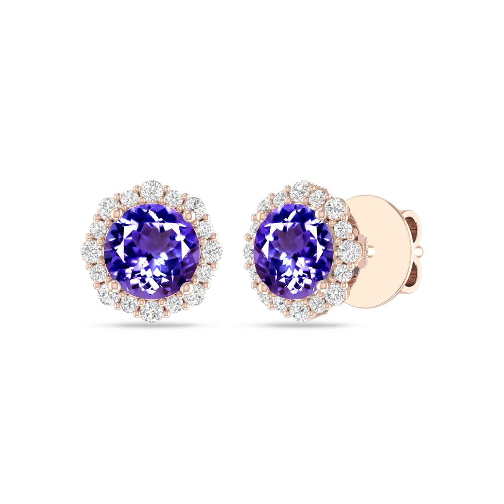 Rose Gold - Tanzanite