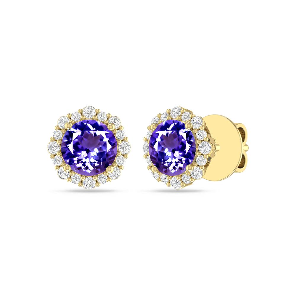 Yellow Gold - Tanzanite