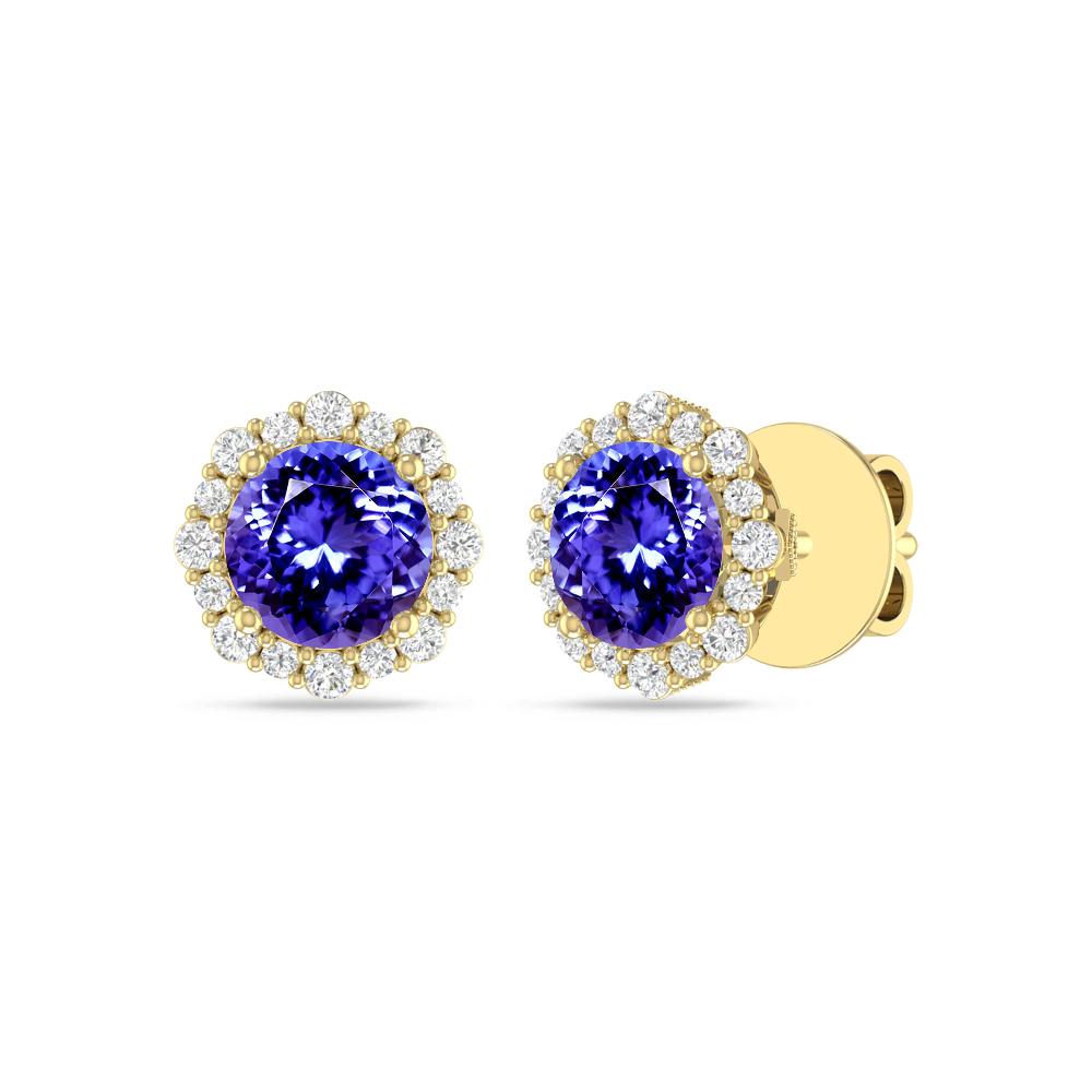 Yellow Gold - Tanzanite