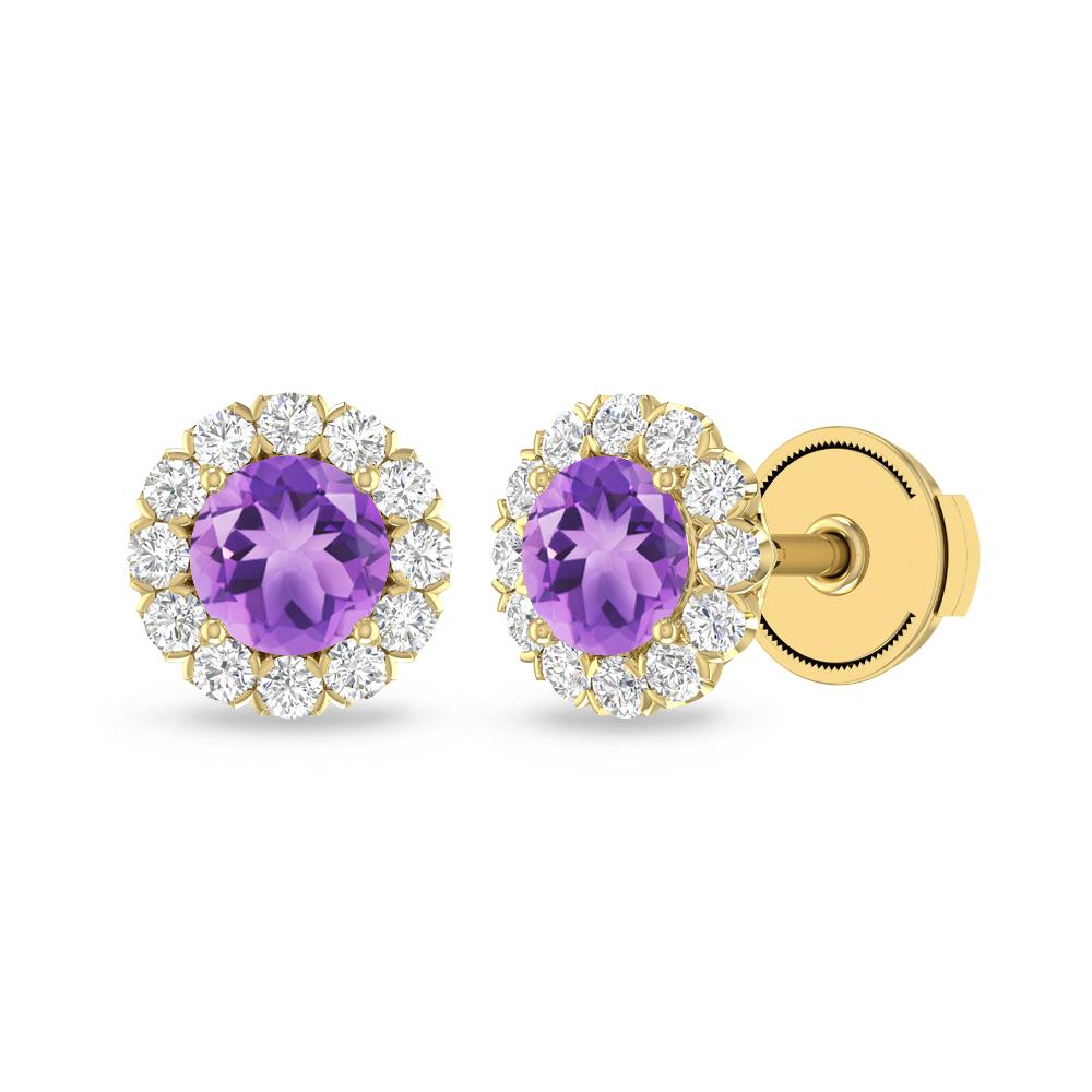 Yellow Gold - Amethyst