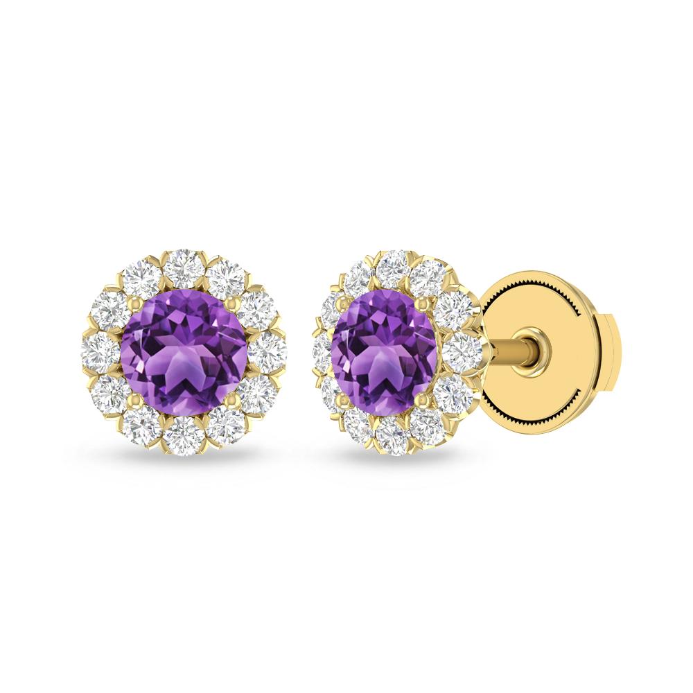 Yellow Gold - Amethyst