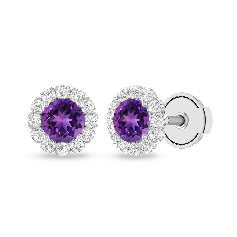 White Gold - Amethyst