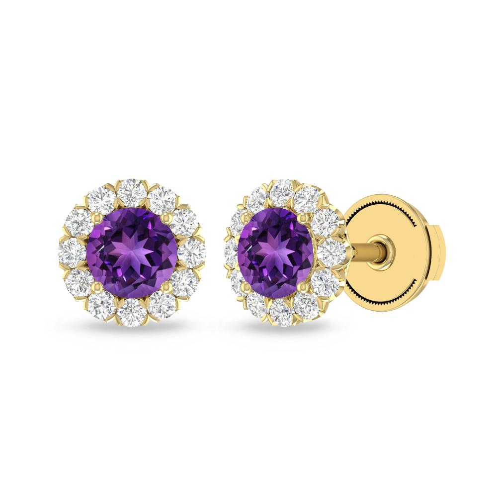 Yellow Gold - Amethyst