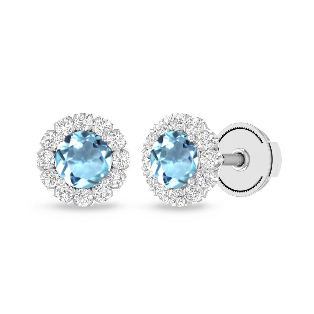 White Gold - Aquamarine