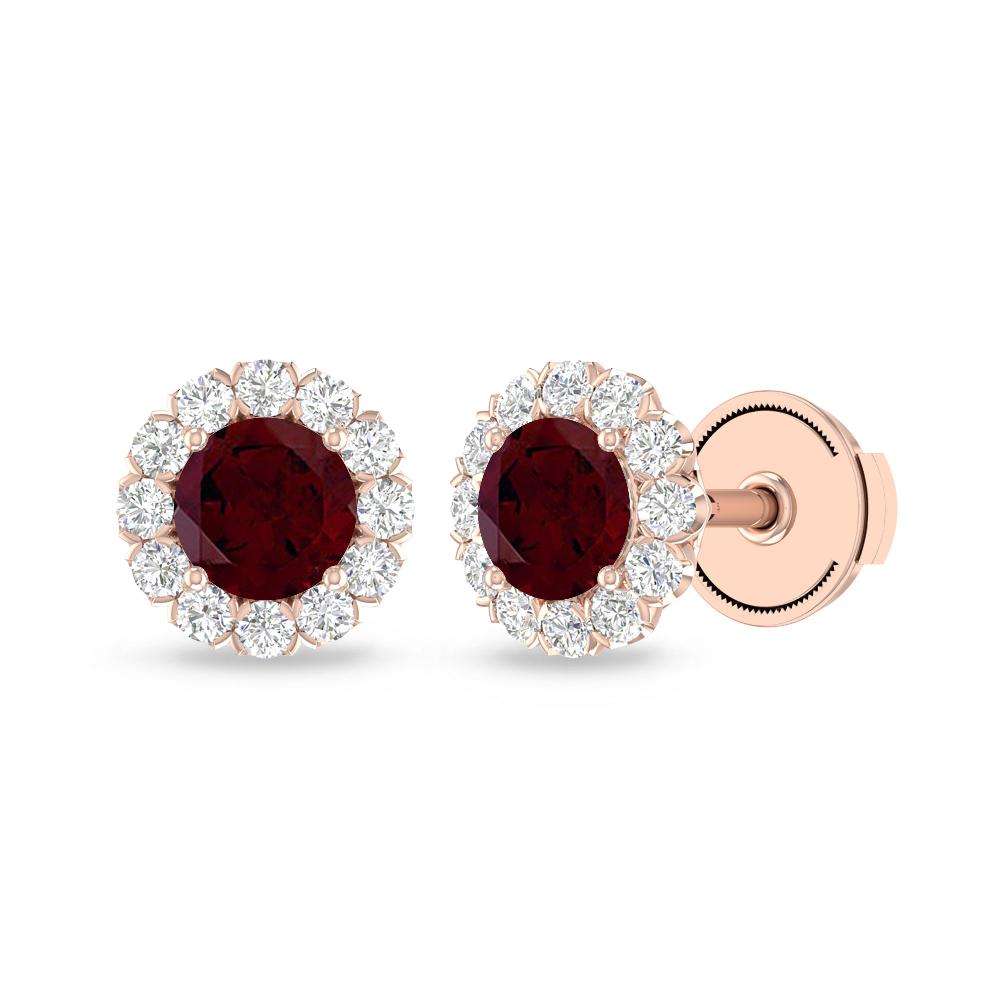 Rose Gold - Garnet