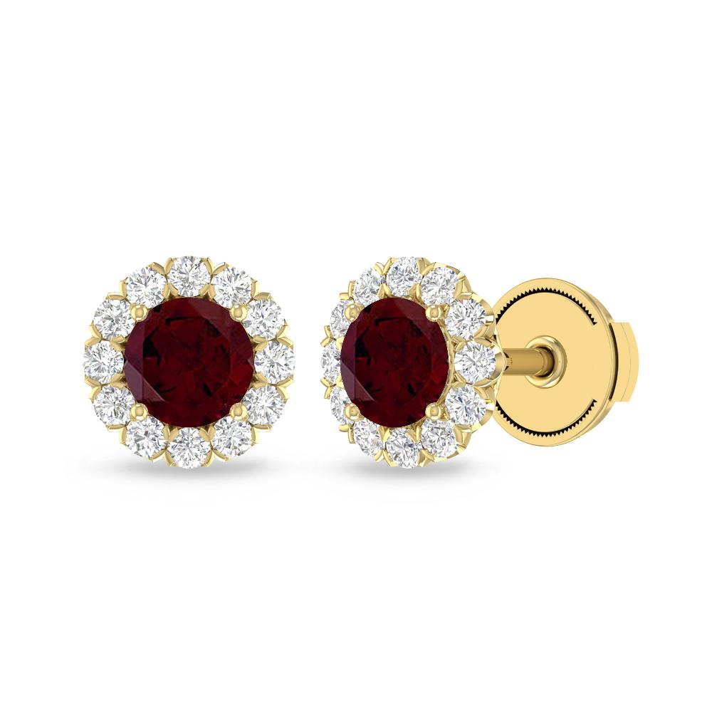 Yellow Gold - Garnet