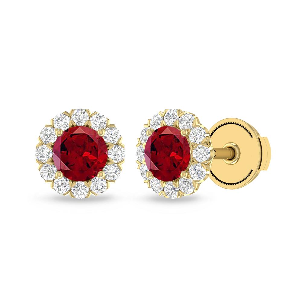 Yellow Gold - Garnet