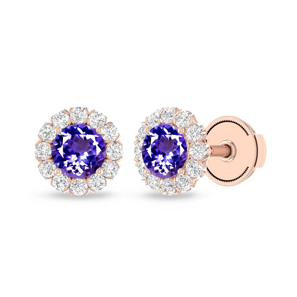 Rose Gold - Tanzanite