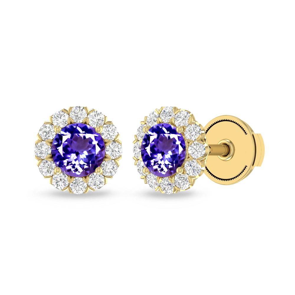 Yellow Gold - Tanzanite