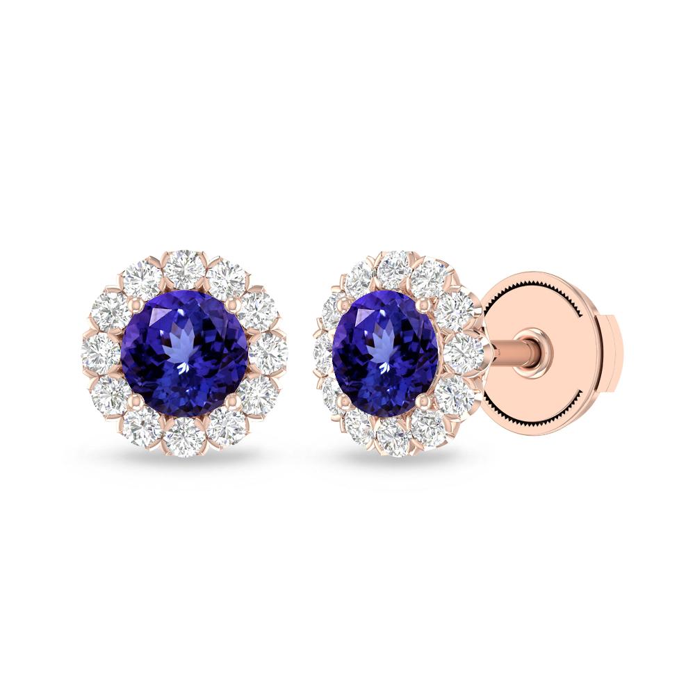 Rose Gold - Tanzanite