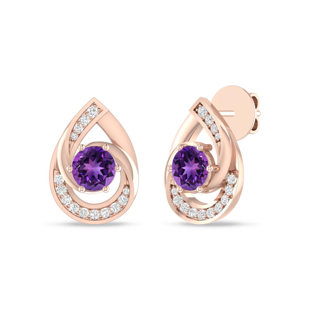 Rose Gold - Amethyst