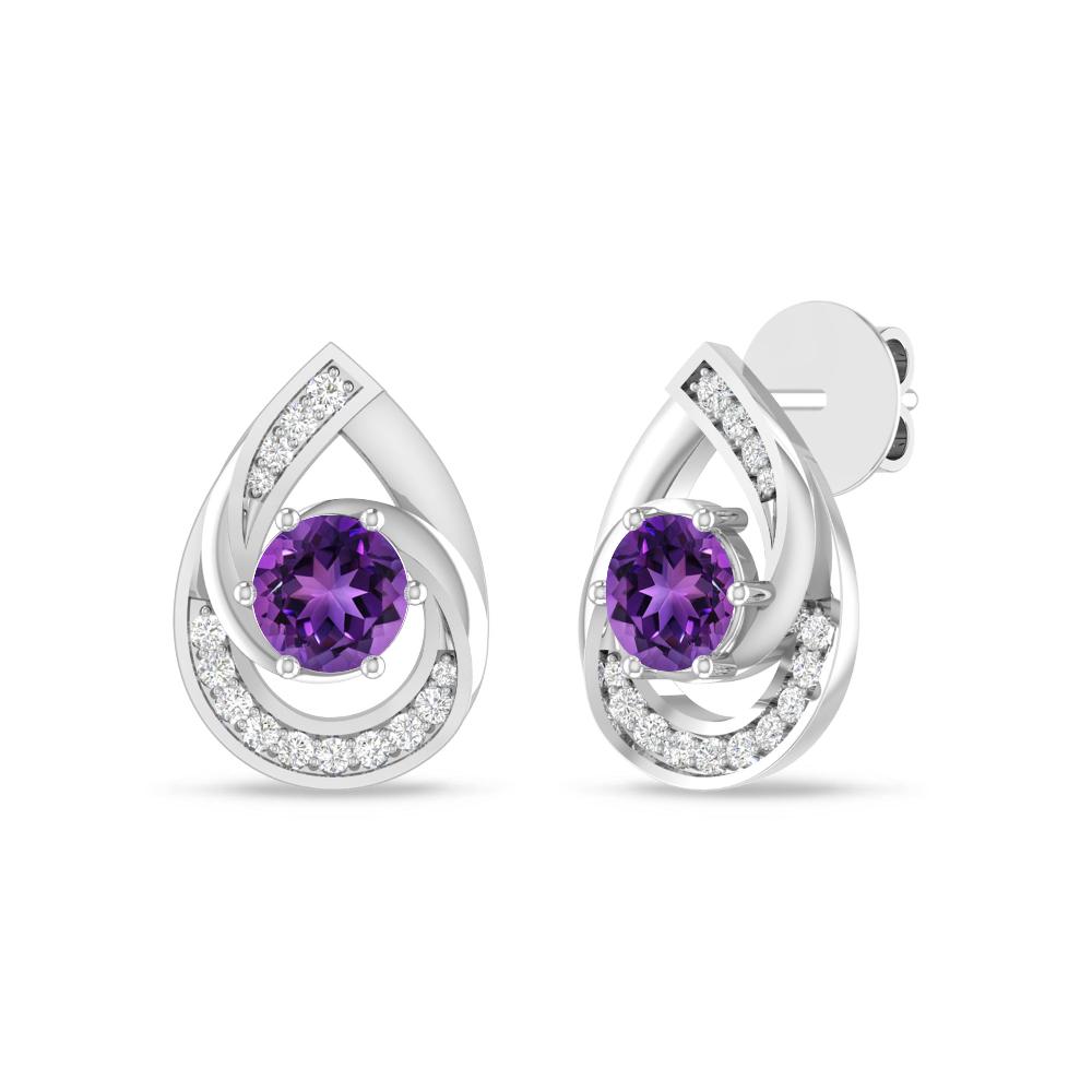White Gold - Amethyst