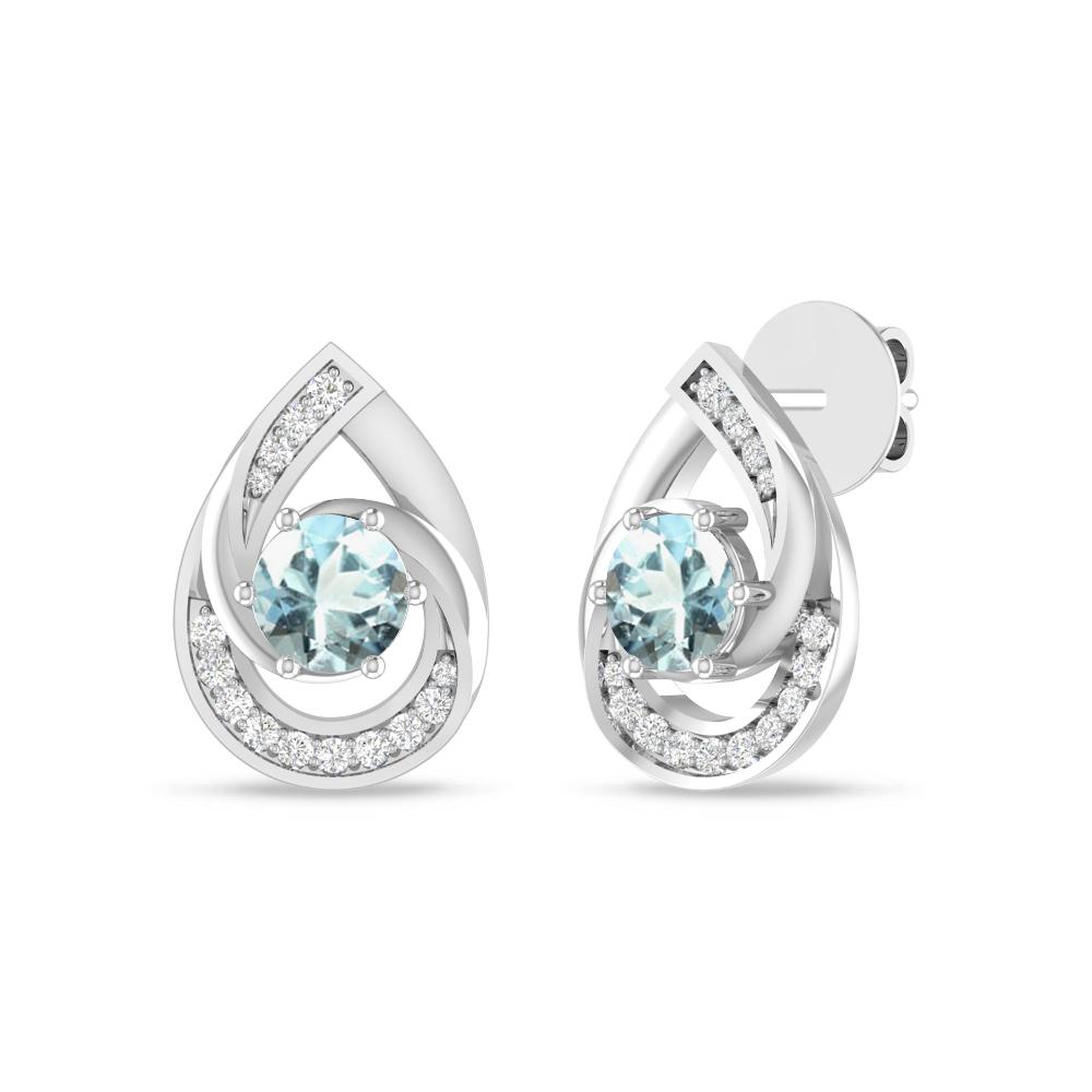 White Gold - Aquamarine