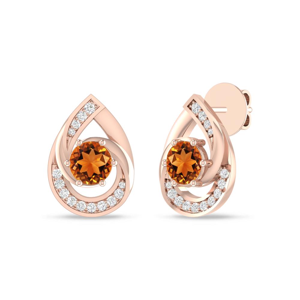 Rose Gold - Citrine