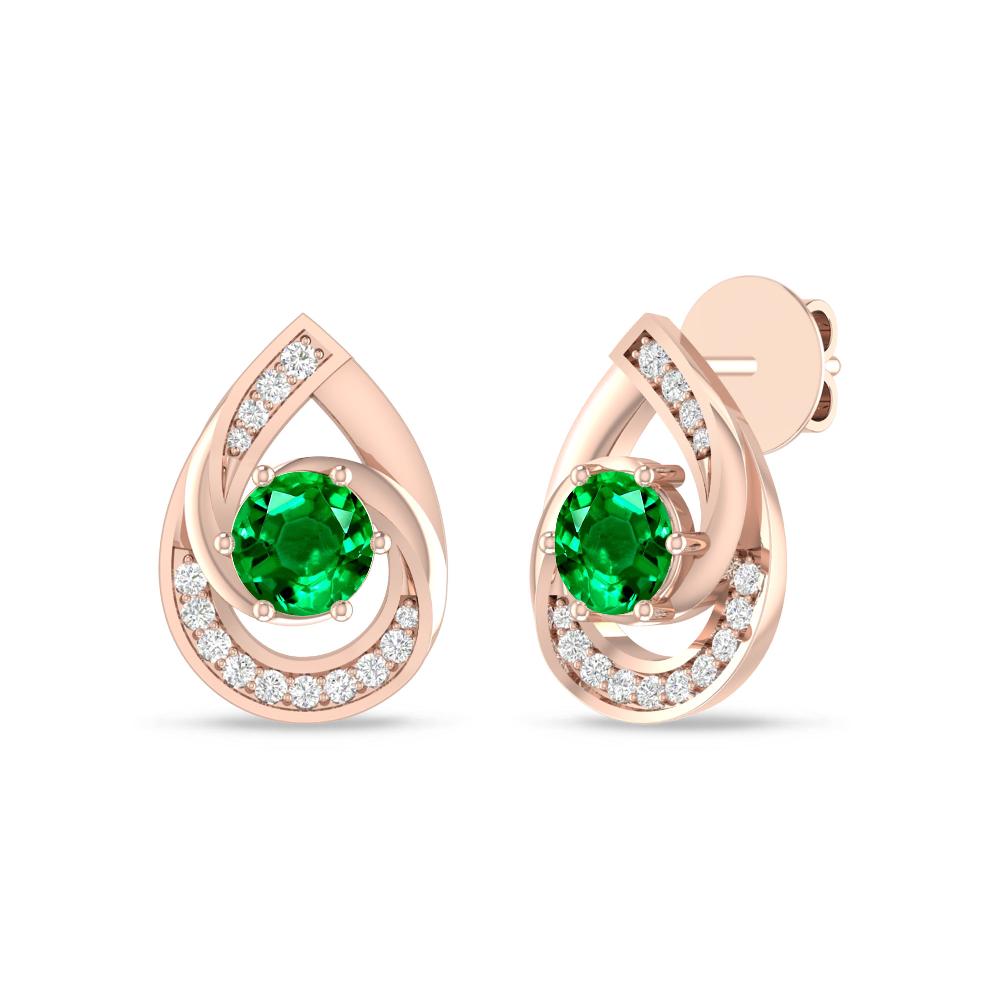 Rose Gold - Emerald