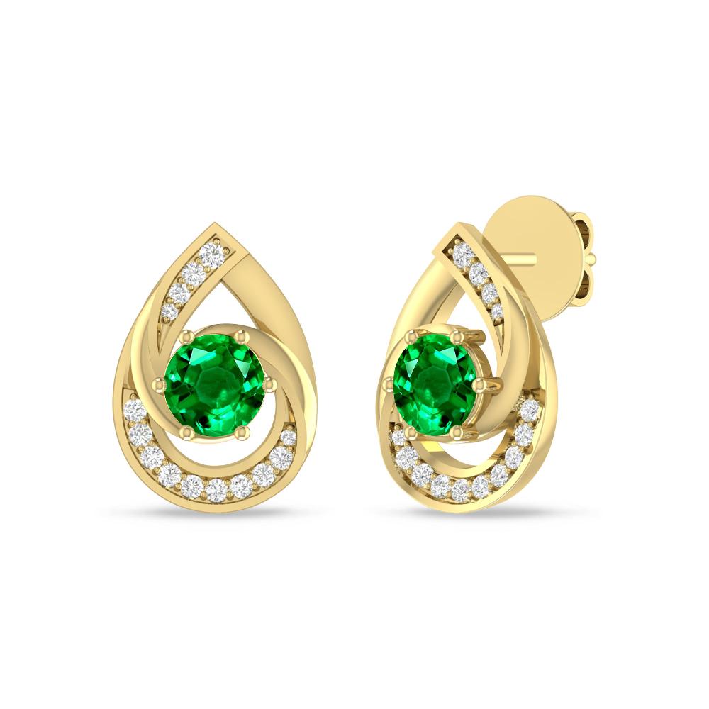 Yellow Gold - Emerald
