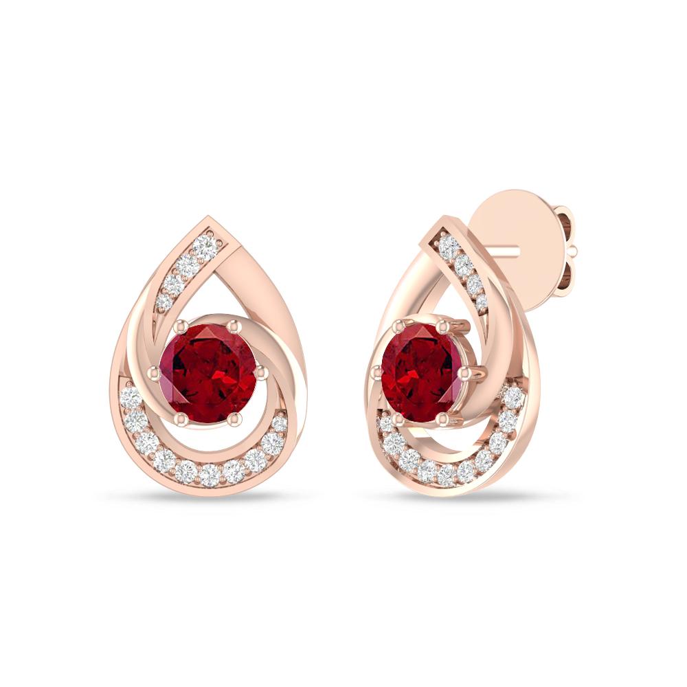 Rose Gold - Garnet