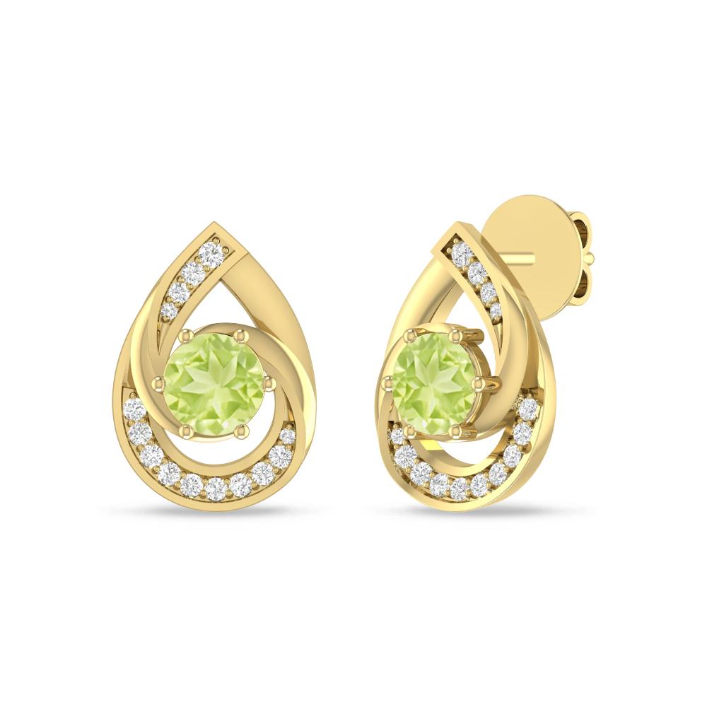 Yellow Gold - Peridot