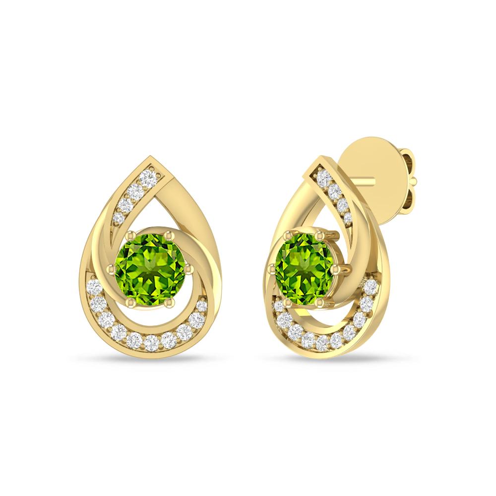 Yellow Gold - Peridot