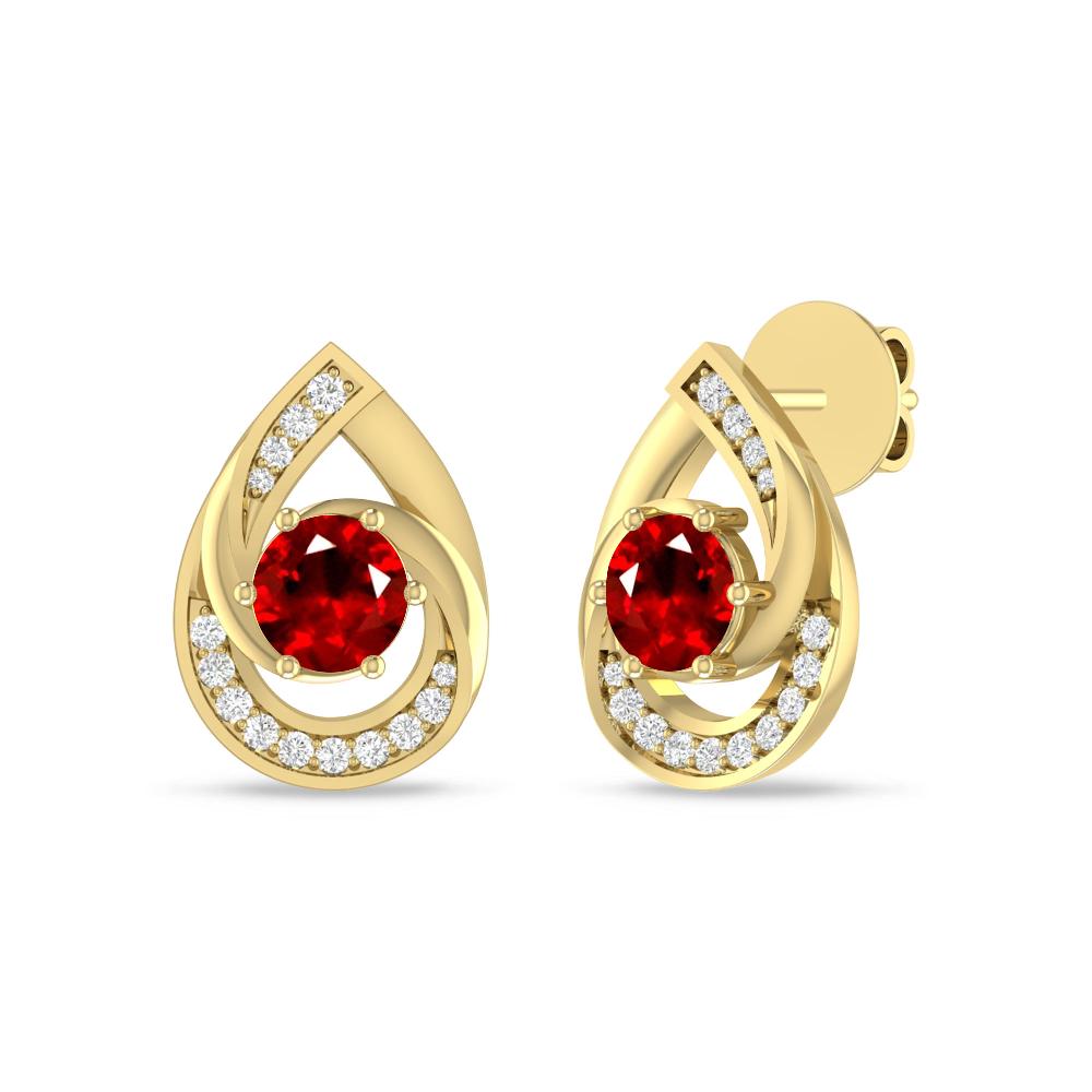 Yellow Gold - Ruby