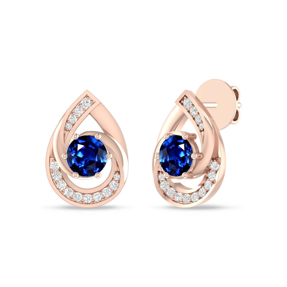 Rose Gold - Sapphire