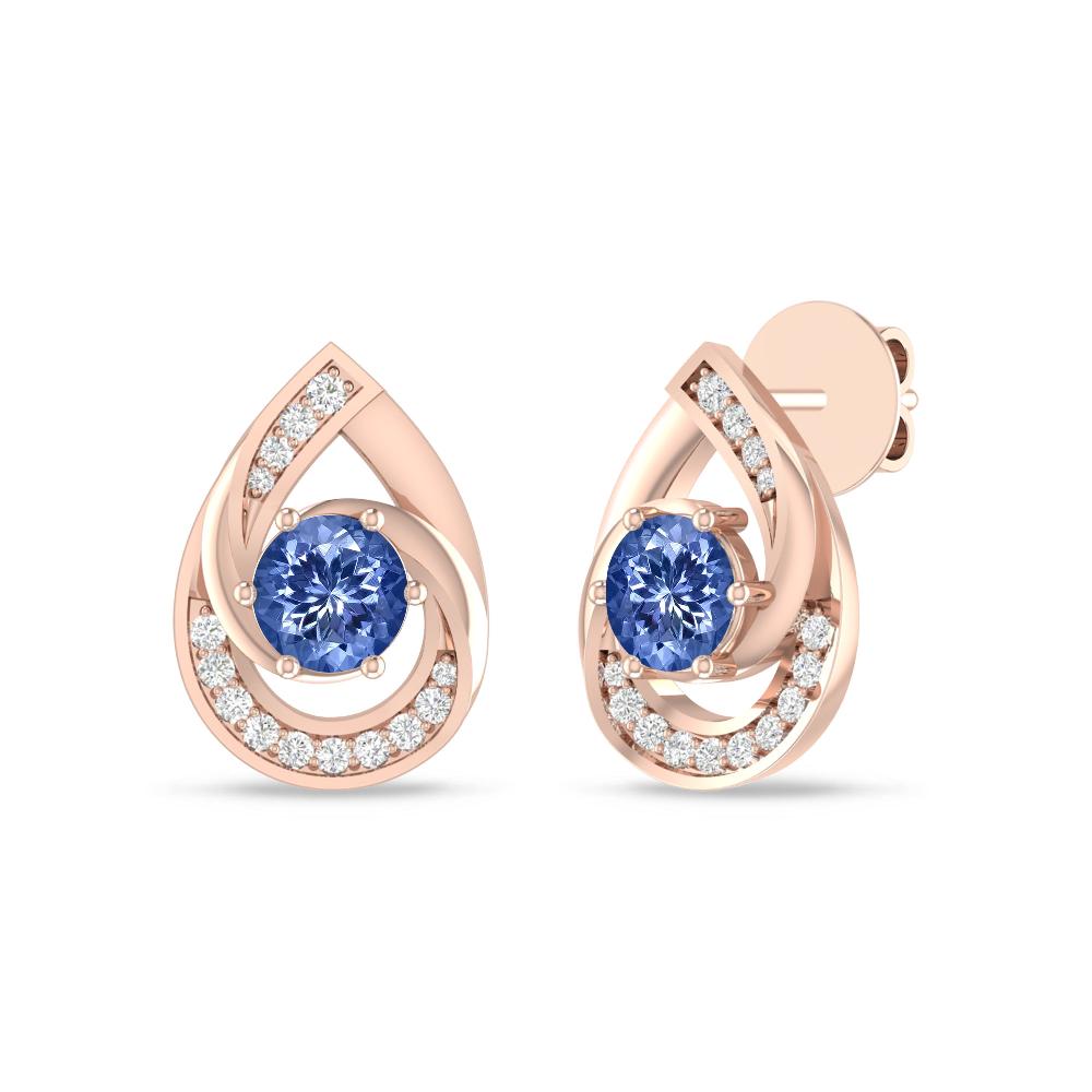 Rose Gold - Tanzanite