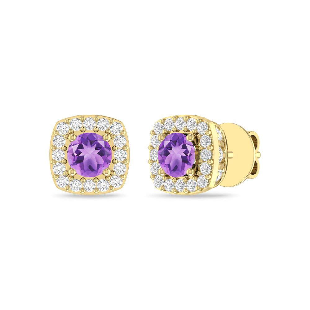 Yellow Gold - Amethyst