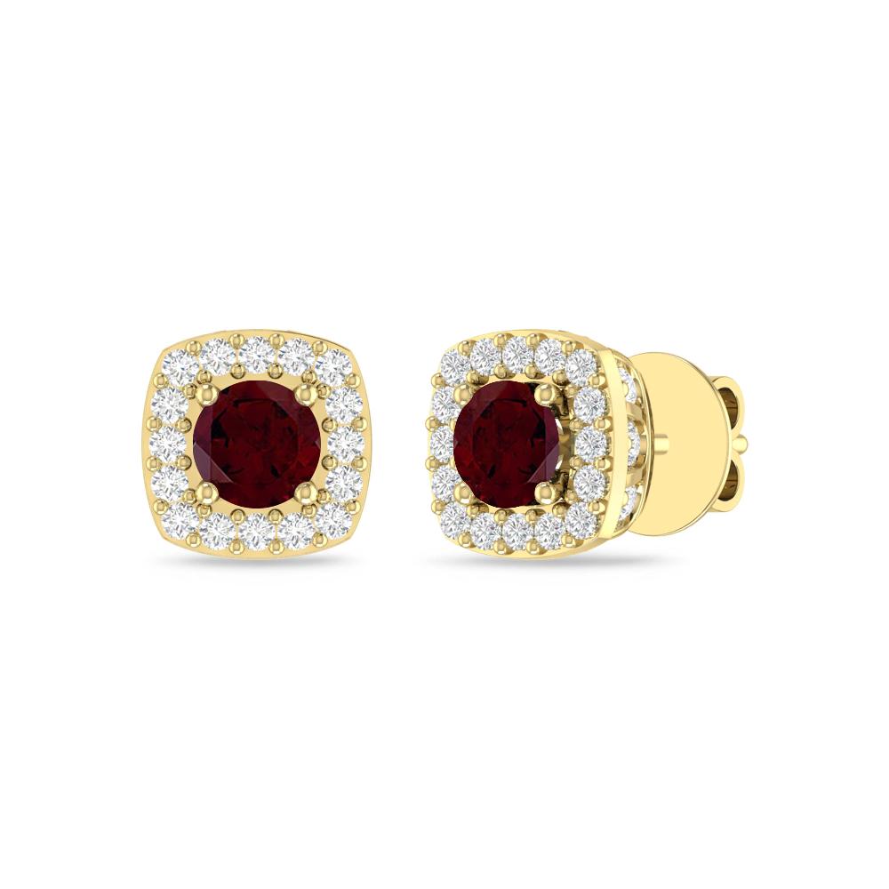 Yellow Gold - Garnet