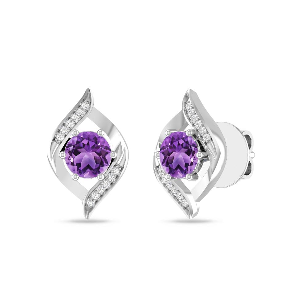 White Gold - Amethyst