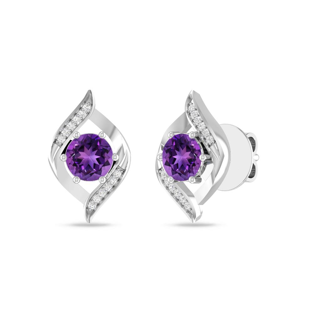 White Gold - Amethyst
