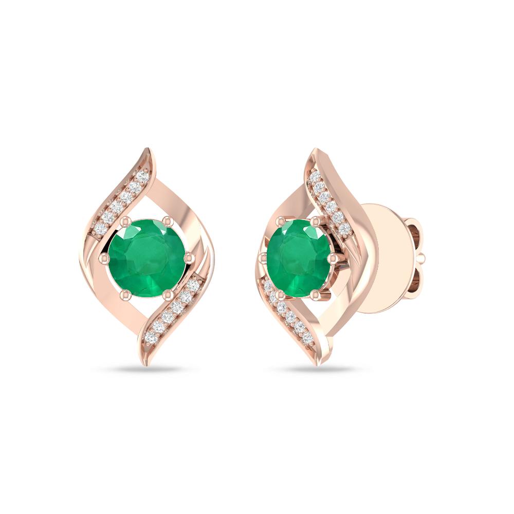 Rose Gold - Emerald